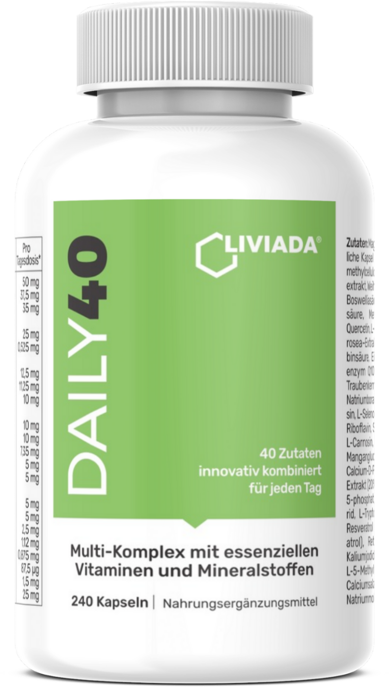 LIVIADA DAILY40 Multi-Komplex mit essenziellen Vitaminen und Mineralstoffen