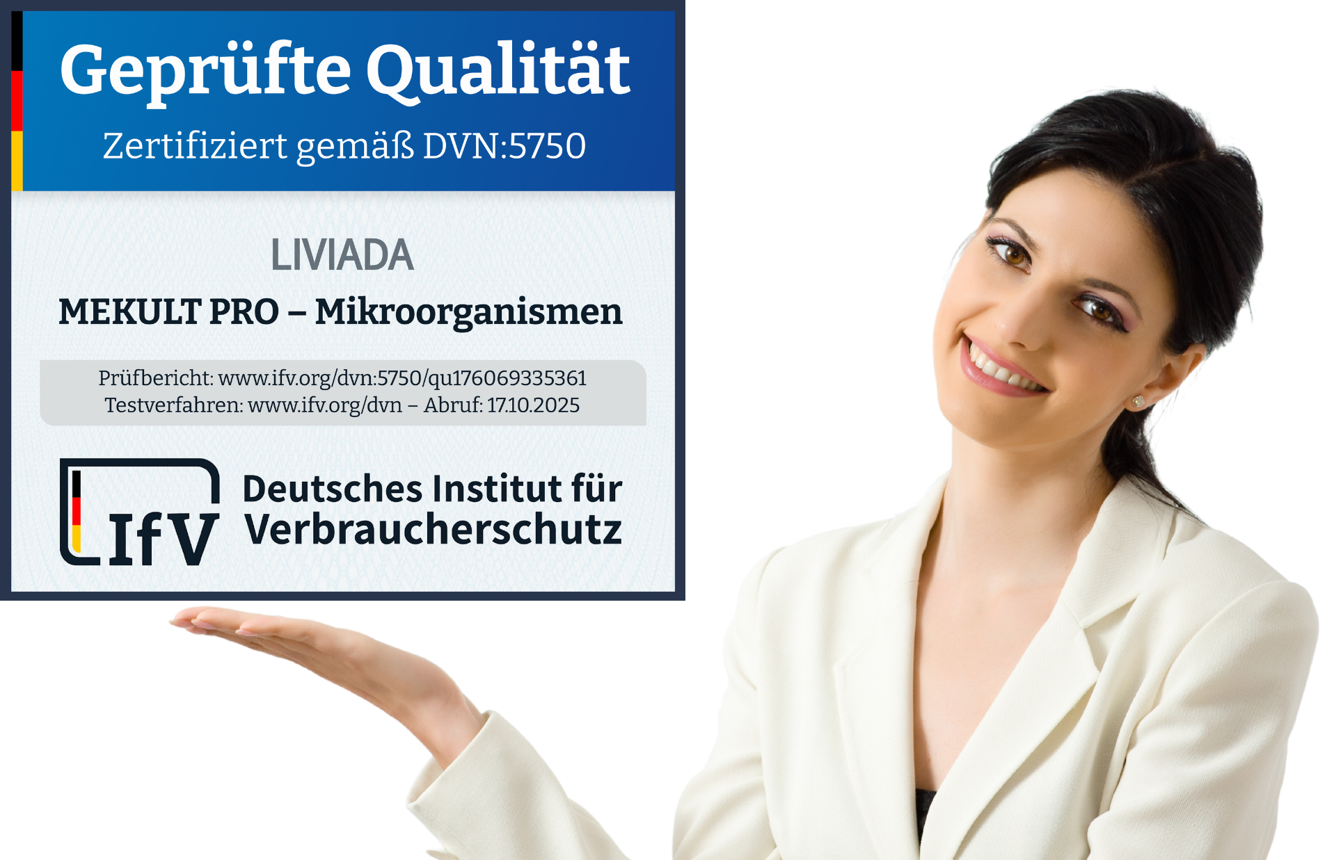 LIVIADA MEKULTPRO Mikroorganismen - Geprüfte Qualität gem. DVN:5750 vom IfV