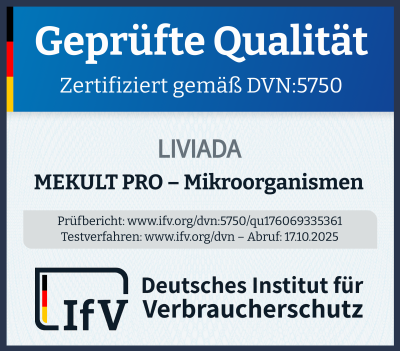 LIVIADA MEKULTPRO Mikroorganismen - Geprüfte Qualität gem. DVN:5750 vom IfV